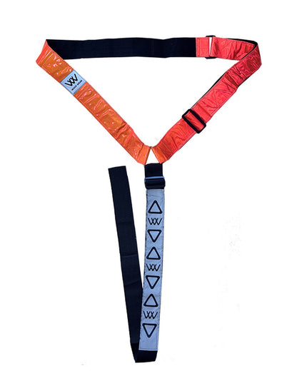 Woof Wear Hi-Vis Orange Horse Neckband: Reflective Safety Gear for Riding