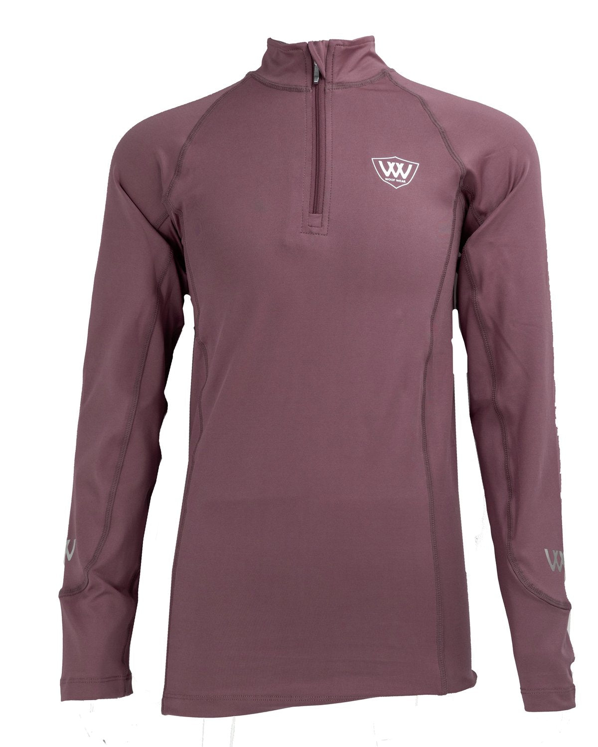 Woof Wear Young Rider Tech Shirt Rose: Performance riding shirt, iFlex fabric, breathable, UPF 30+ sun protection, Equiflair