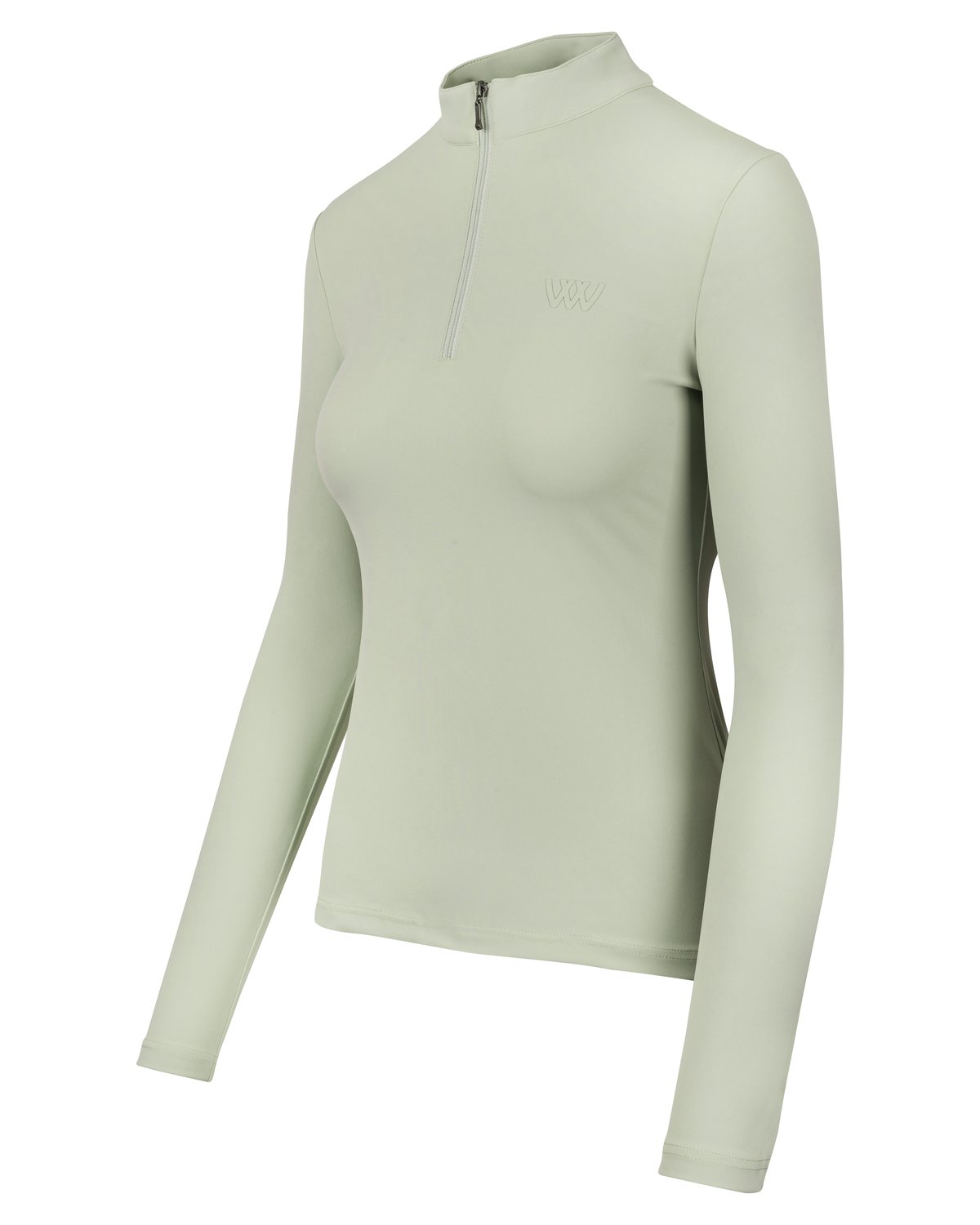 WOOF WEAR Long Sleeve Tech Riding Shirt - Sage Green | Equestrian Apparel
