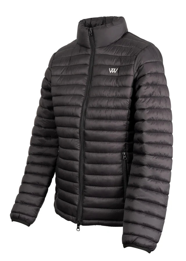 Woof Wear Heated Jacket Black: Lightweight Padded Winter Coat | Equiflair