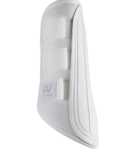Woof Wear White Single Lock Brushing Boot: Horse Leg Protection for Equestrian Sports