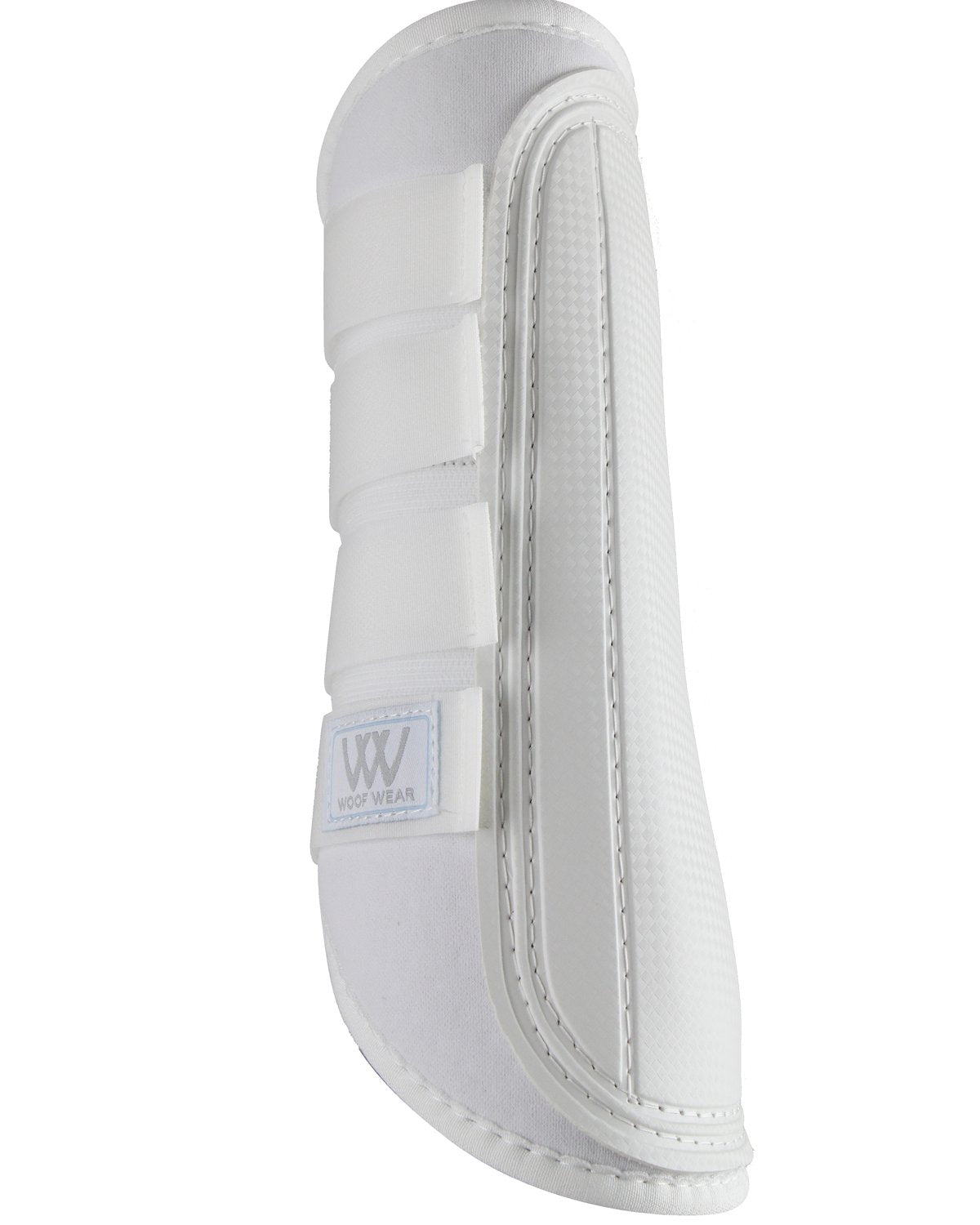 Woof Wear Single Lock White Brushing Boot - Horse Leg Protection - Equiflair