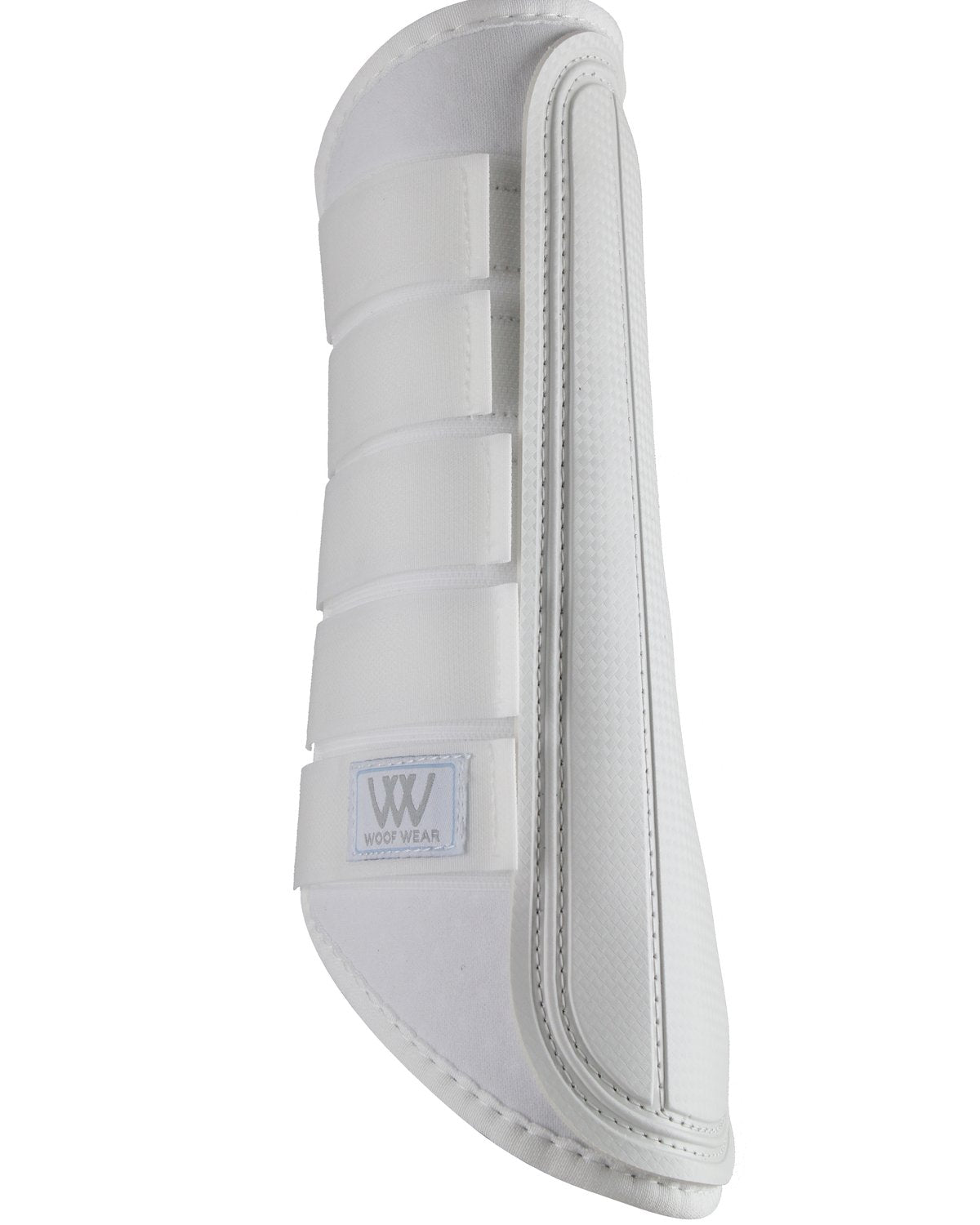 Woof Wear Single Lock Brushing Boot White - Horse Leg Protection | Equiflair