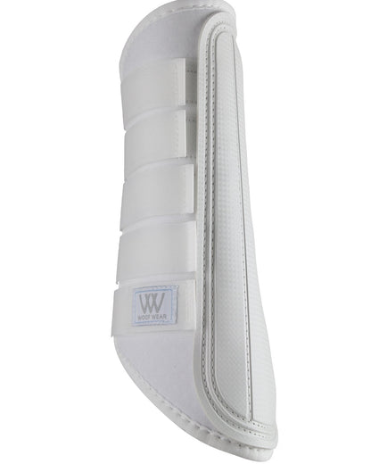 Woof Wear White Single Lock Brushing Boot - Horse Leg Protection for Front or Hind Legs | Equiflair