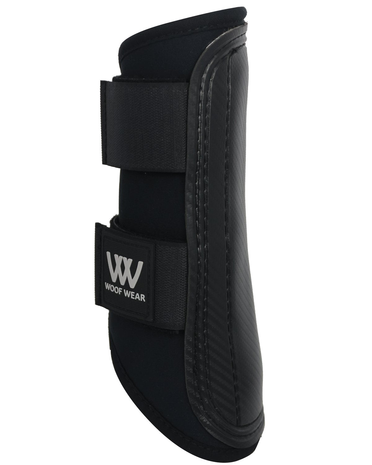 WOOF WEAR DOUBLE LOCK BLACK Brushing Boot for Horse Leg Protection