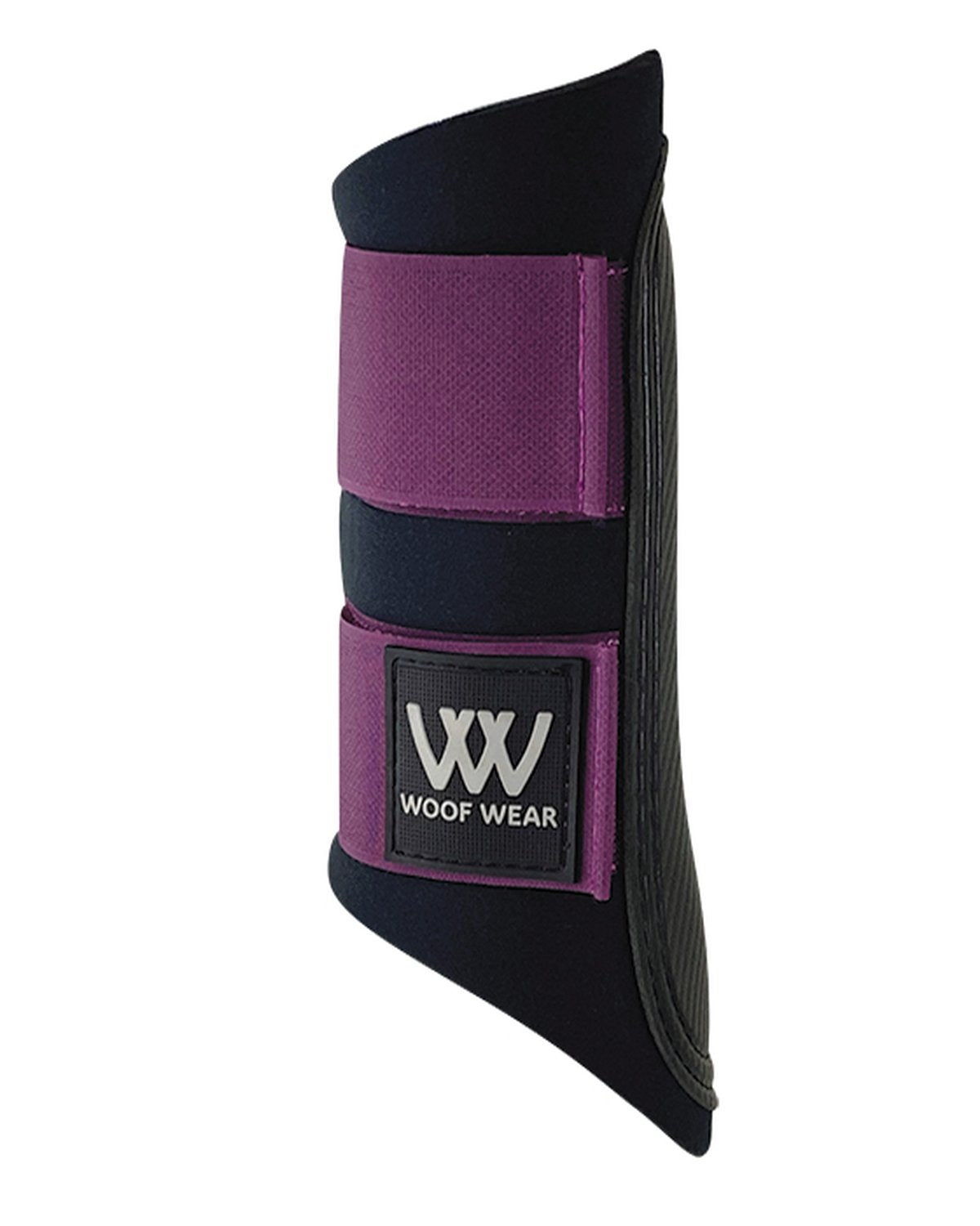 Woof Wear Club Brushing Boot Black Damson: Horse Leg Protection, Equestrian Gear