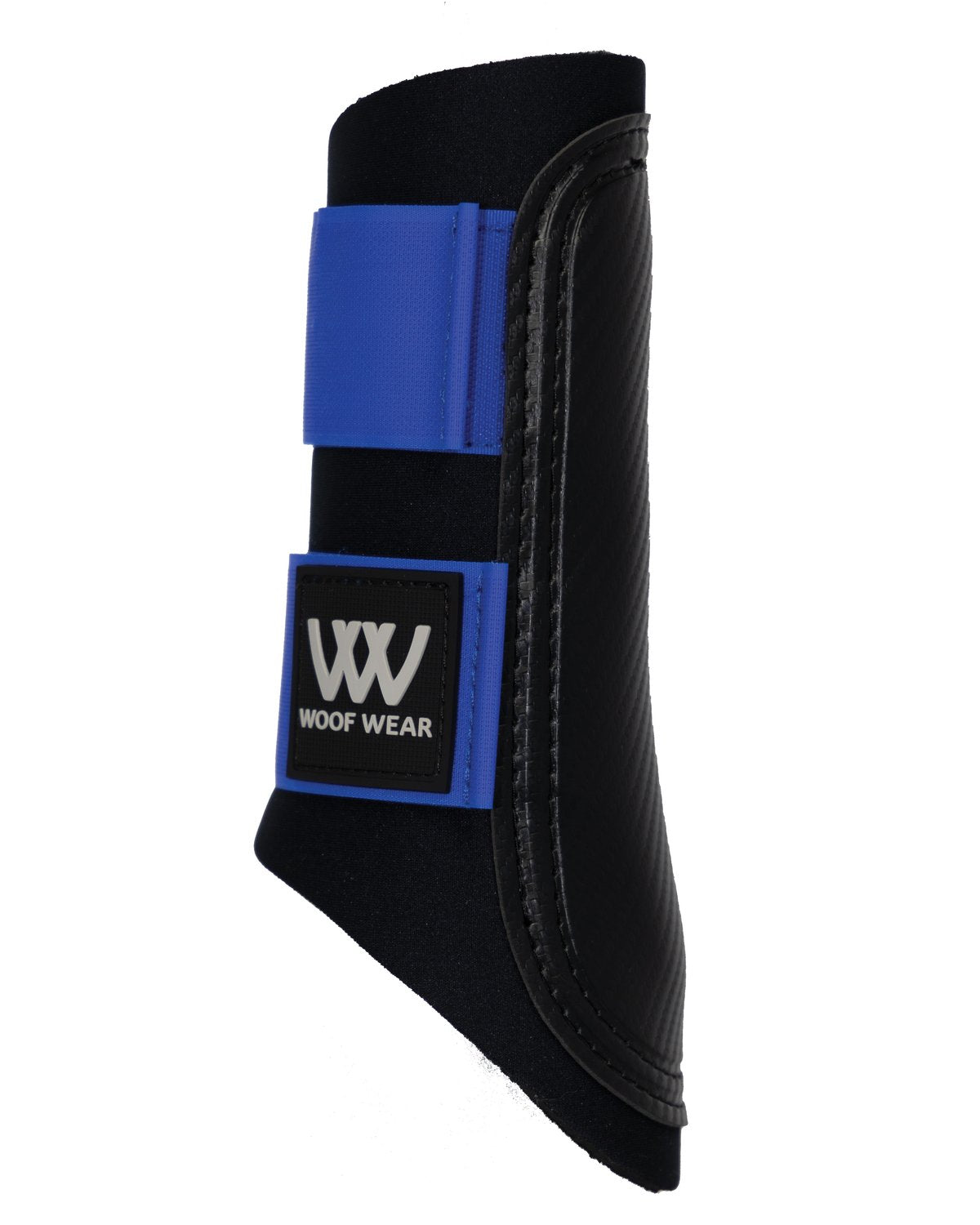 WOOF WEAR CLUB BRUSHING BOOT BLACK ELECTRIC BLUE - Horse Leg Protection | Equiflair
