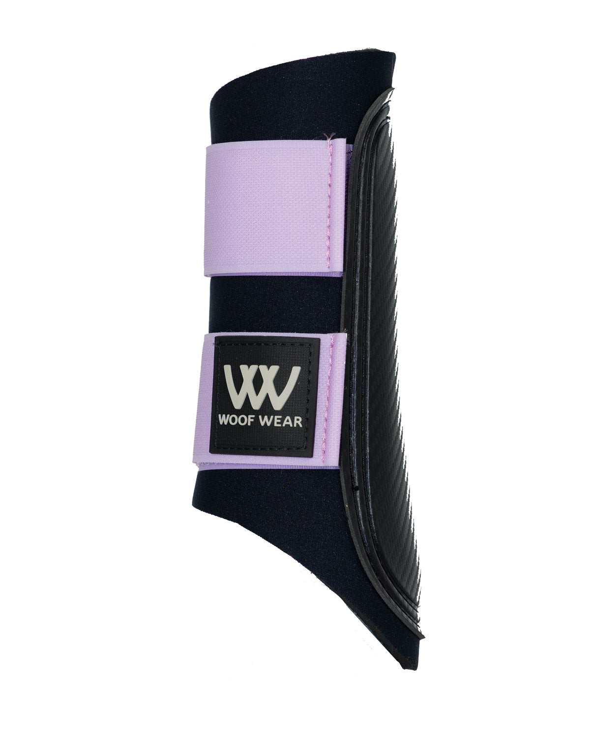WOOF WEAR CLUB BRUSHING BOOT BLACK LILAC - Horse Leg Protection, Equestrian Gear