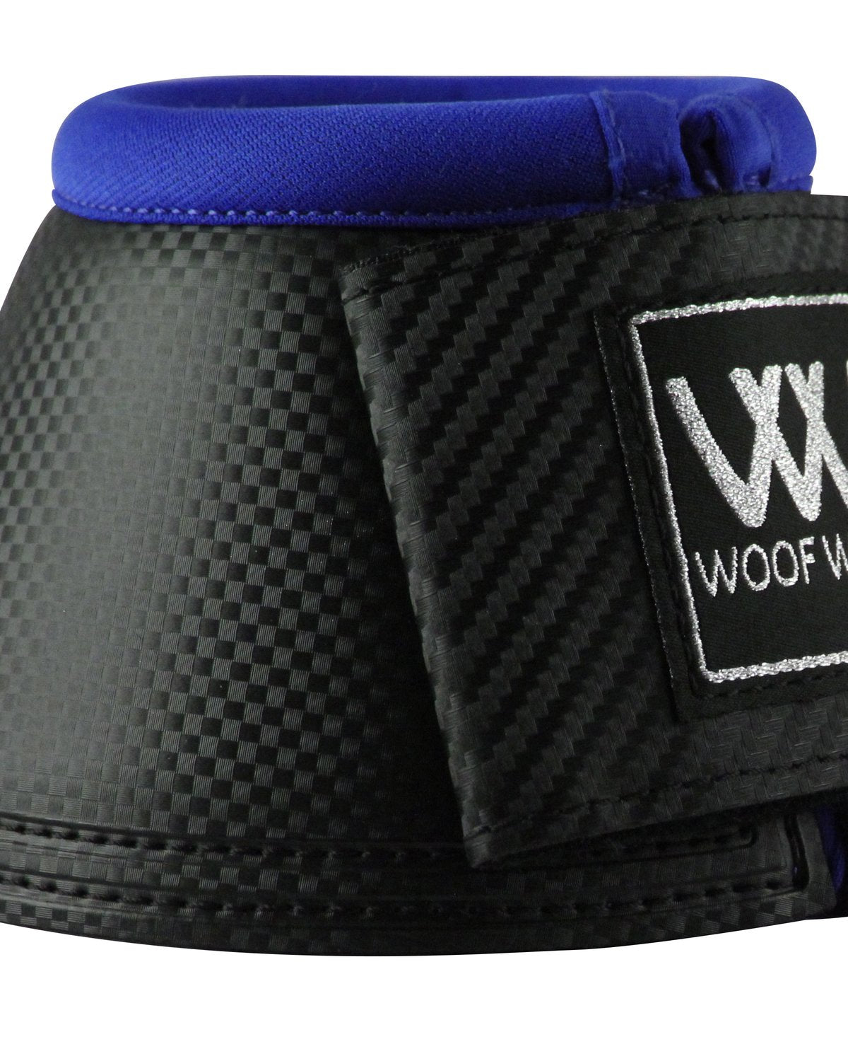 WOOF WEAR Pro Overreach Boot - Black Carbon & Electric Blue - Horse Protection