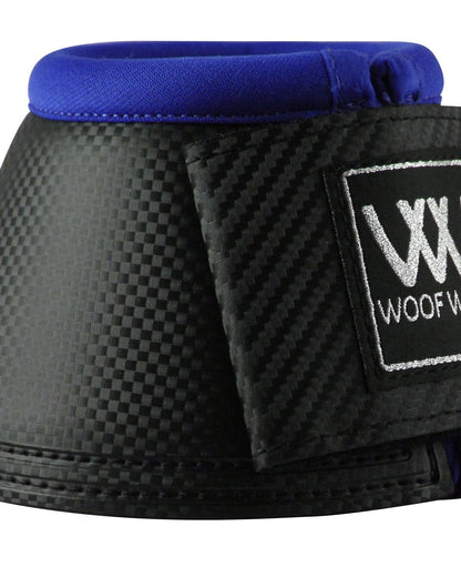 WOOF WEAR Pro Overreach Boot - Black Carbon & Electric Blue - Horse Protection