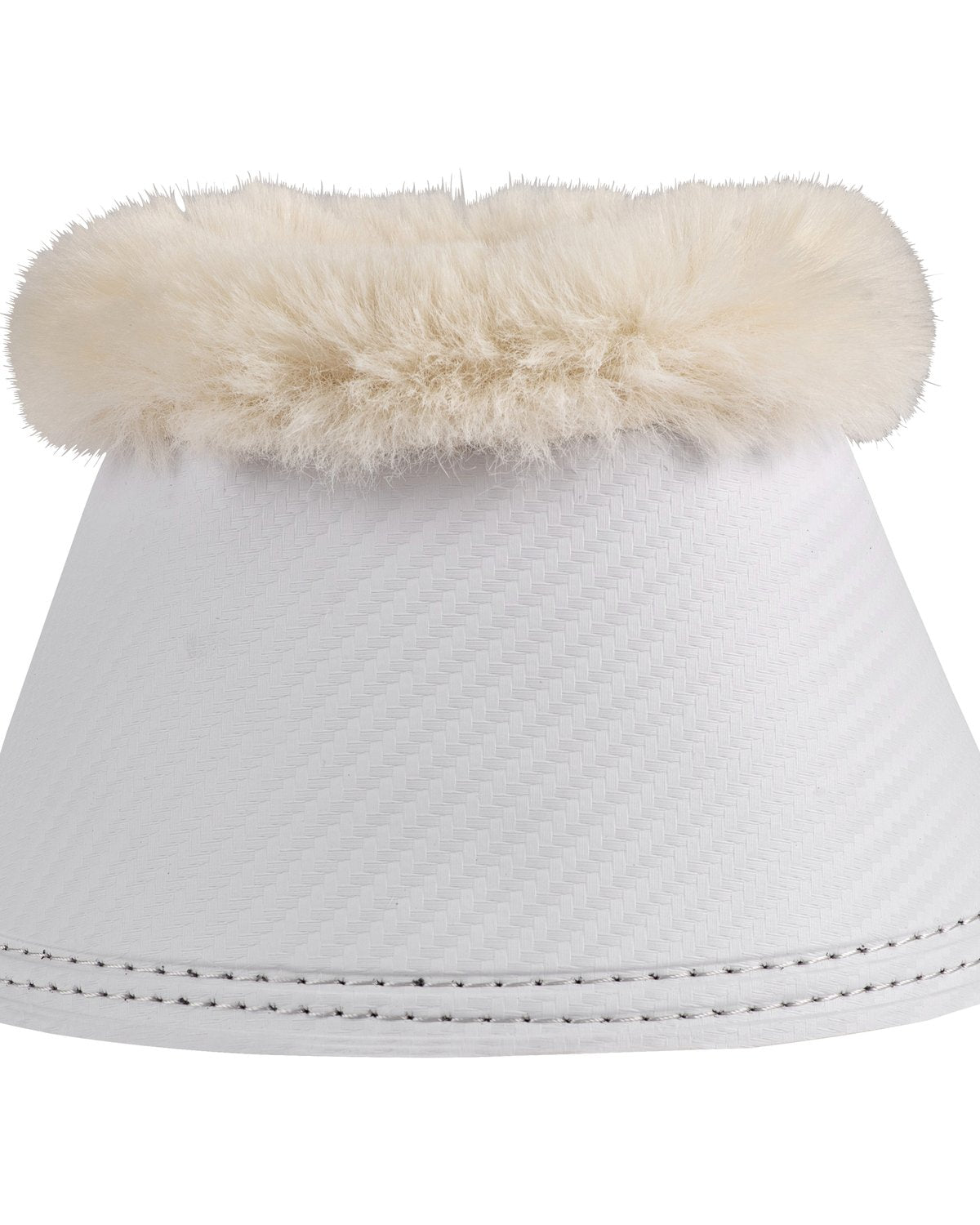 Woof Wear Faux Sheepskin Pro Overreach Boot White | Horse Leg Protection, No-Rub, Bell Boots