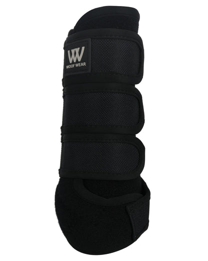 Black WOOF WEAR Training Wrap | Equine Leg Protection & Support | Tendon & Fetlock Support | Breathable Neoprene