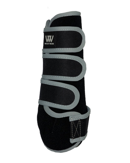 WOOF WEAR Training Wraps Black Steel - Horse Leg Protection, Tendon Support