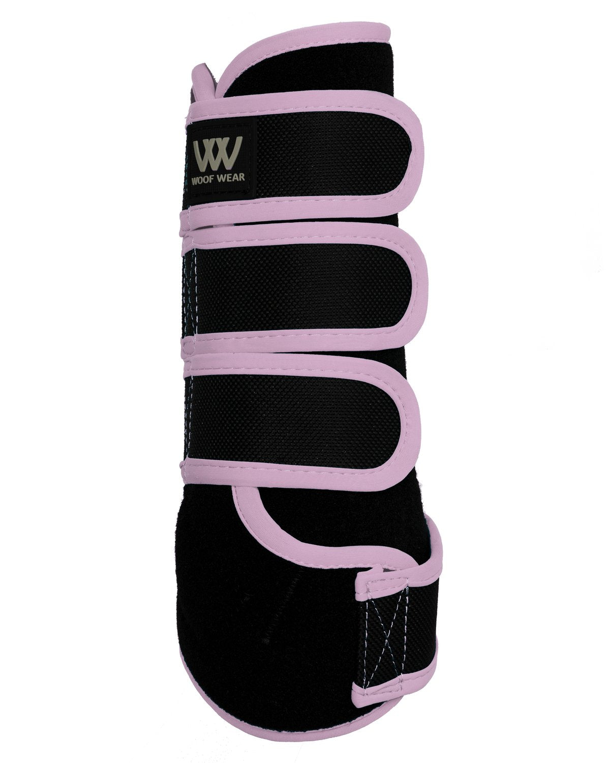 Woof Wear Training Wrap in Black and Lilac - Horse Leg Support for Tendon Protection and Schooling