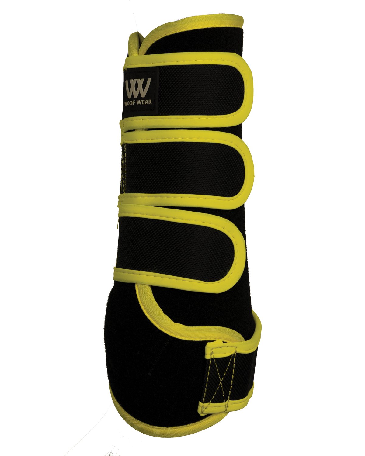 WOOF WEAR TRAINING WRAP BLACK YELLOW Equiflair | Horse Leg Protection Tendon Support