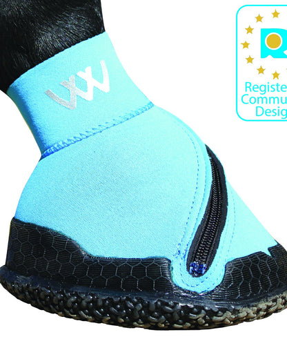 Woof Wear Medical Hoof Boot Blue: Protective, Close-Fitting Equine Boot for Hoof Care & Poultice Treatment