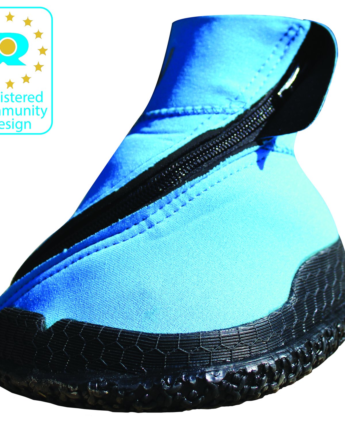 Woof Wear Medical Hoof Boot Blue: Close-fitting, non-slip boot for horse poultice protection and turnout.