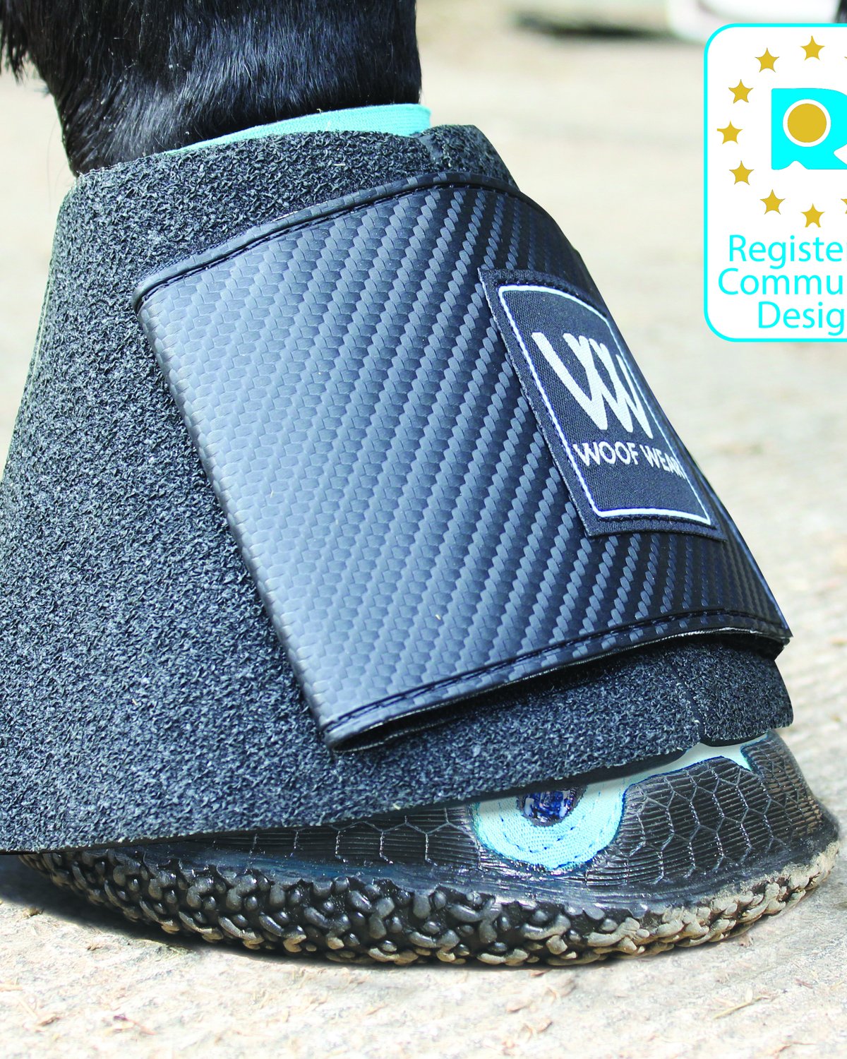 WOOF WEAR Medical Hoof Boot Blue: Protective Horse Hoof Boot for Poultice Treatment - Equiflair