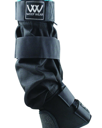 Woof Wear Mud Fever Boot - Black and Turquoise - Horse Leg Protection