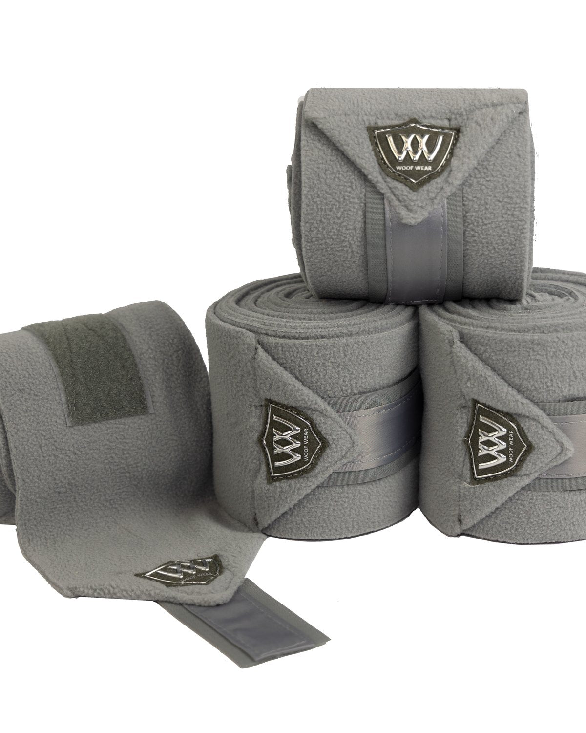 Woof Wear Vision Polo Bandages Brushed Steel - Equestrian Leg Wraps