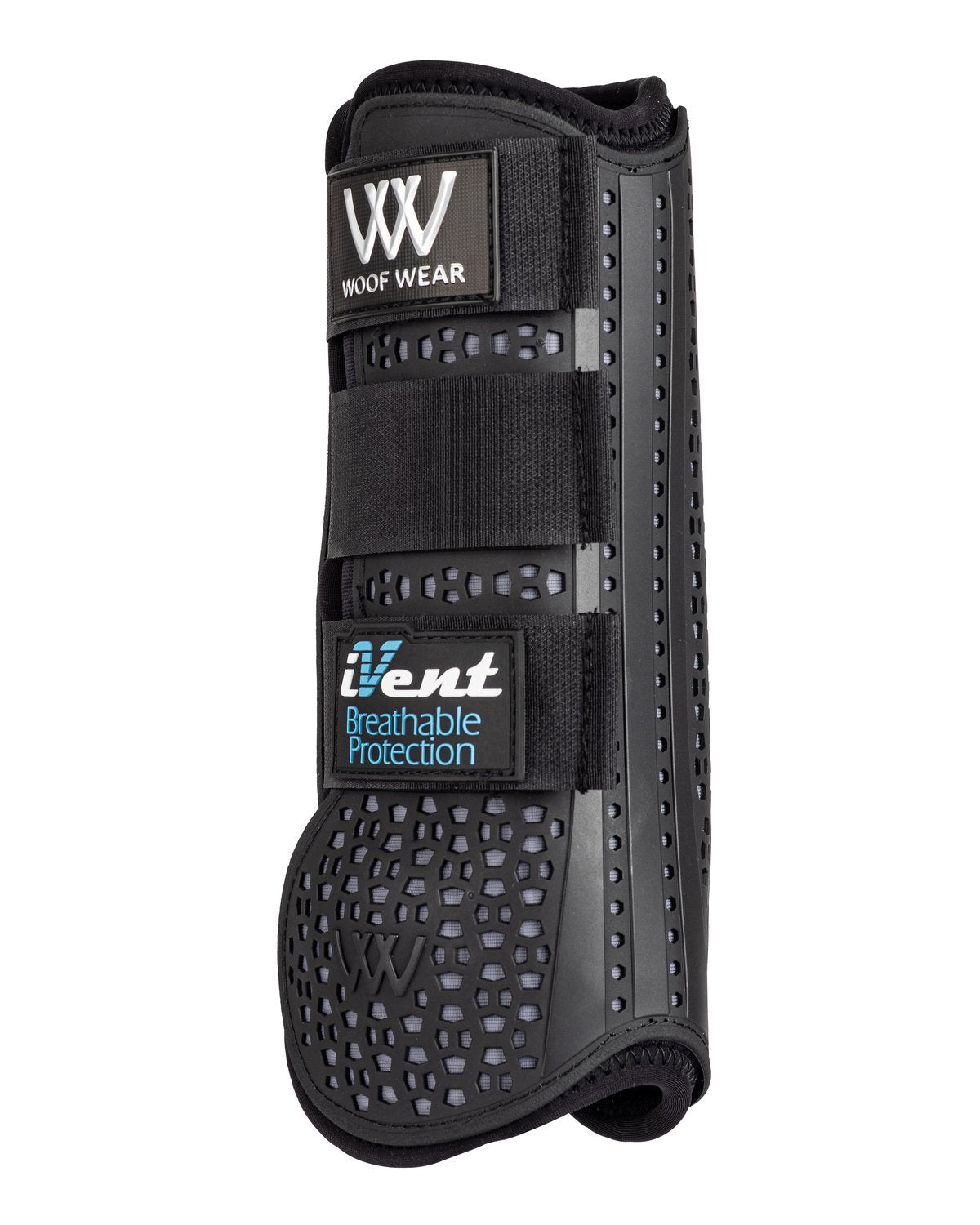 WOOF WEAR IVENT EVENT BOOT FRONT BLACK STEEL - Horse Eventing Boots - Breathable & Protective Gear