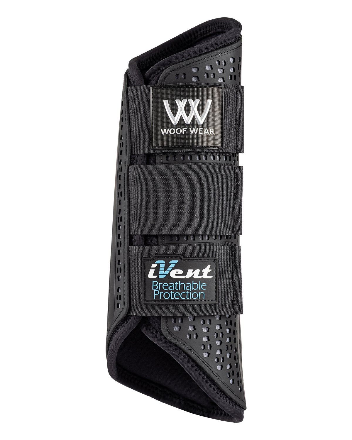 WOOF WEAR iVent Event Horse Boot Hind Black Steel - Breathable Protection for Eventing Horses