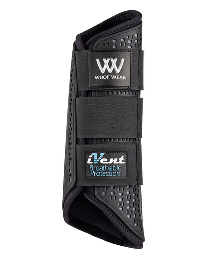 WOOF WEAR iVent Event Horse Boot Hind Black Steel - Breathable Protection for Eventing Horses