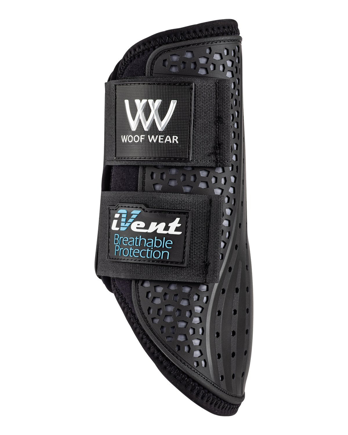 Woof Wear iVent Hybrid Horse Boot - Black Steel - Breathable Brushing Boot for Equine Protection