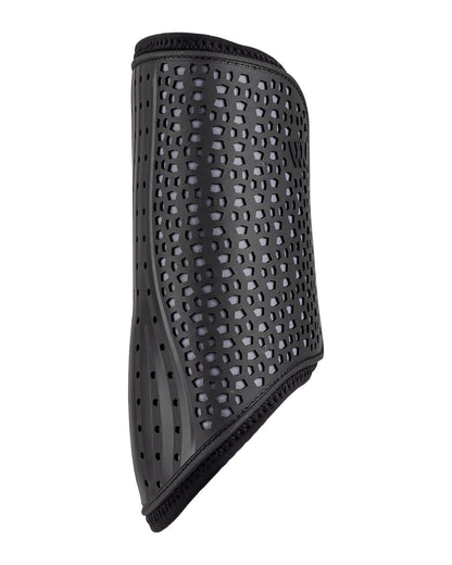 Woof Wear iVent Hybrid Horse Boot - Black & Steel Equine Leg Protection, Breathable, Dressage, Hacking, Turnout