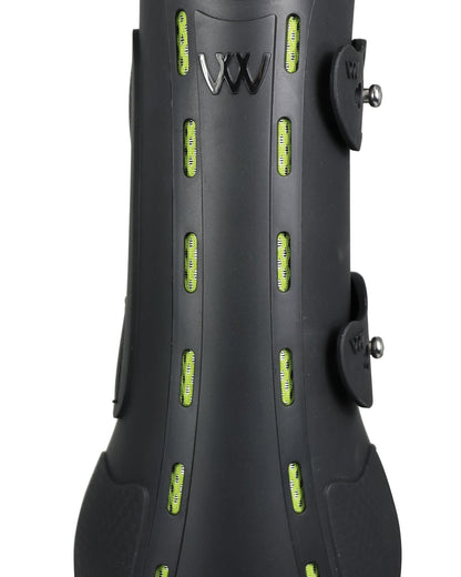 WOOF WEAR VISION Tendon Boot Black Lime - Horse Leg Protection | Equiflair