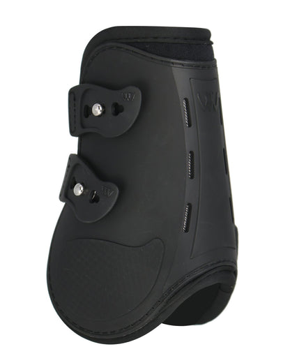 Woof Wear Vision Fetlock Boot - Black Steel - Horse Leg Protection, Equestrian Gear, Open Front Design, High Impact Foam