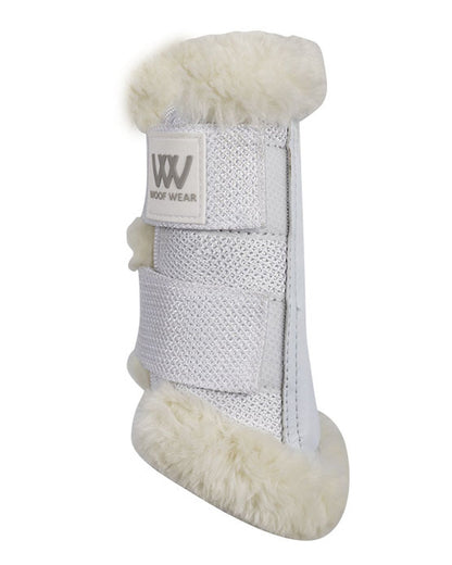 WOOF WEAR VISION ELEGANCE BRUSHING BOOT WHITE | Equestrian Horse Leg Protection | Equiflair