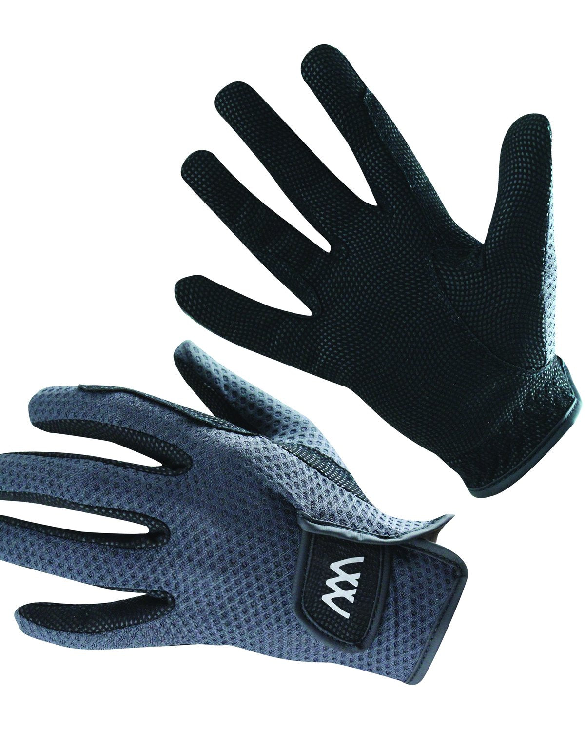 Woof Wear Event Gloves Black - Equestrian Riding Gloves for Competition and Training