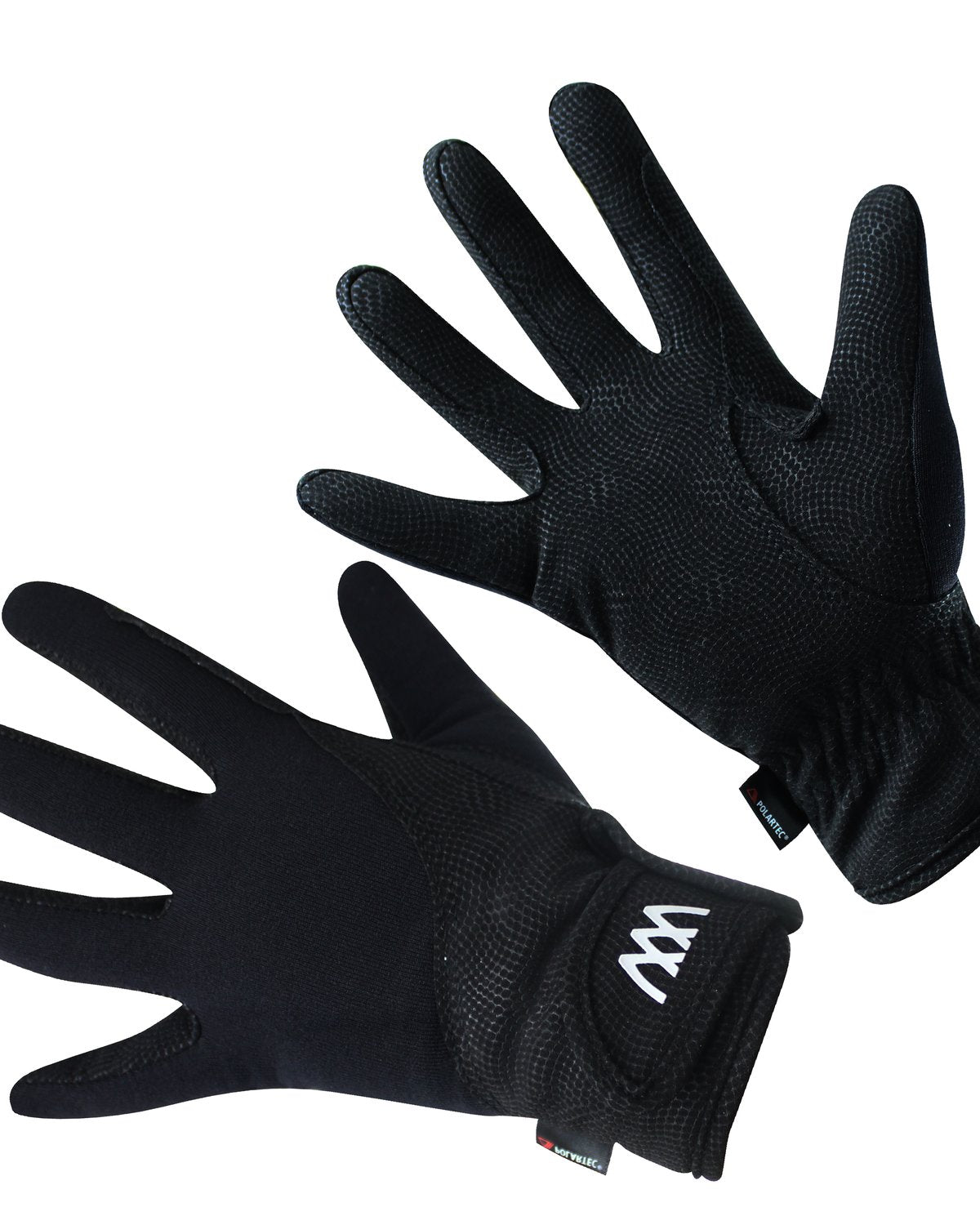 Woof Wear Precision Thermal Riding Gloves Black Equestrian Winter Warm Grip Reintex Polartech