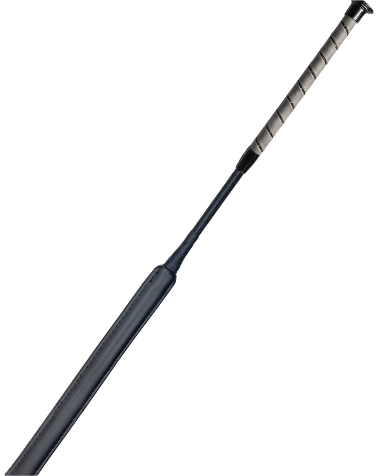 WOOF WEAR Stealth Jump Bat Grey/Black - Equestrian Riding Crop