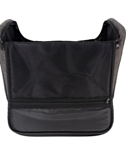 Woof Wear Grooming Bag Grey Black - Open View, Horse Equestrian Supplies