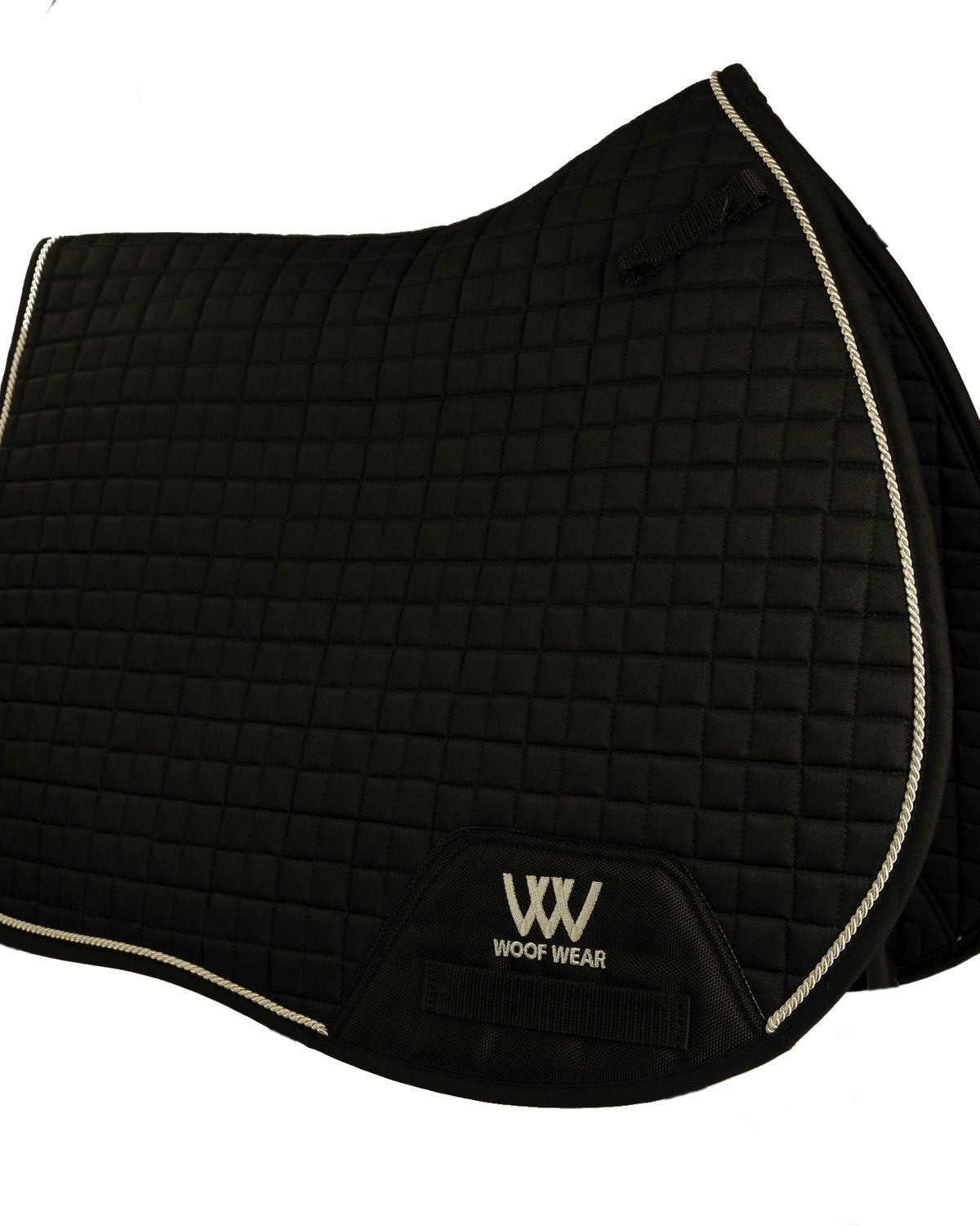 WOOF WEAR GP Saddle Cloth Black: High Wither, Durable Polycotton, Horse Riding Equipment, Equine Accessory