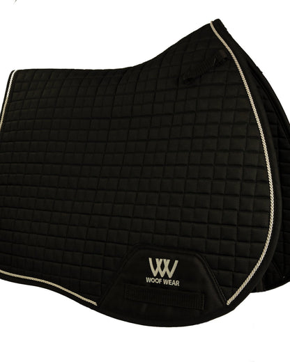 WOOF WEAR GP Saddle Cloth Black: High Wither, Durable Polycotton, Horse Riding Equipment, Equine Accessory