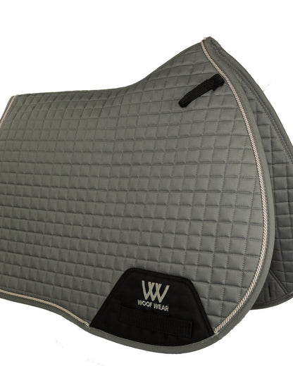 Woof Wear GP Saddle Cloth Brushed Steel - Horse Saddle Pad, Grey, Comfortable, High Wither Design