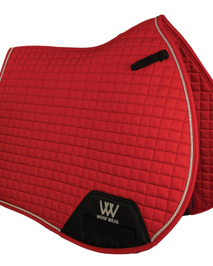 WOOF WEAR GP Saddle Cloth Royal Red | Horse Saddle Pad, High Wither, Polycotton