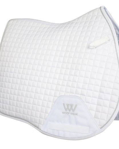 Woof Wear GP Saddle Cloth White | Horse Saddle Pad | Equestrian Tack | Equiflair