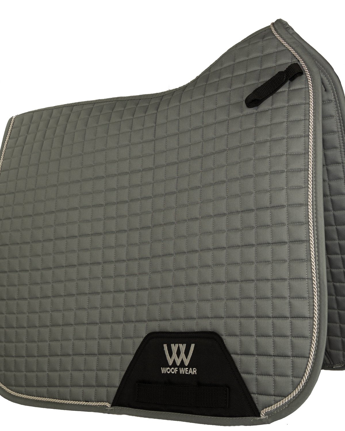 Woof Wear Dressage Saddle Pad - Brushed Steel Grey - Equestrian Horse Riding Saddle Cloth