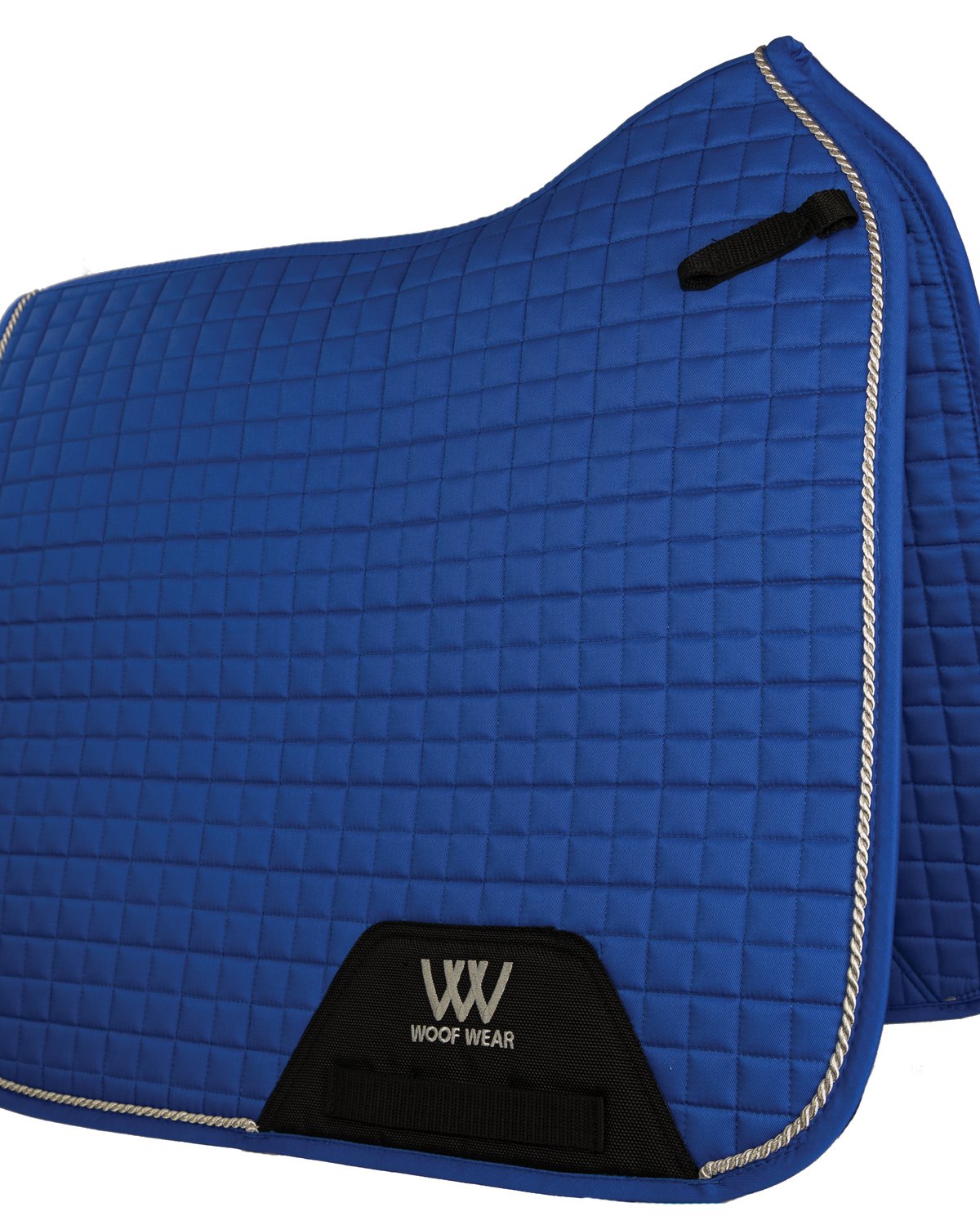 WOOF WEAR Dressage Saddle Cloth Electric Blue - Horse Riding Equipment, Polycotton Fabric