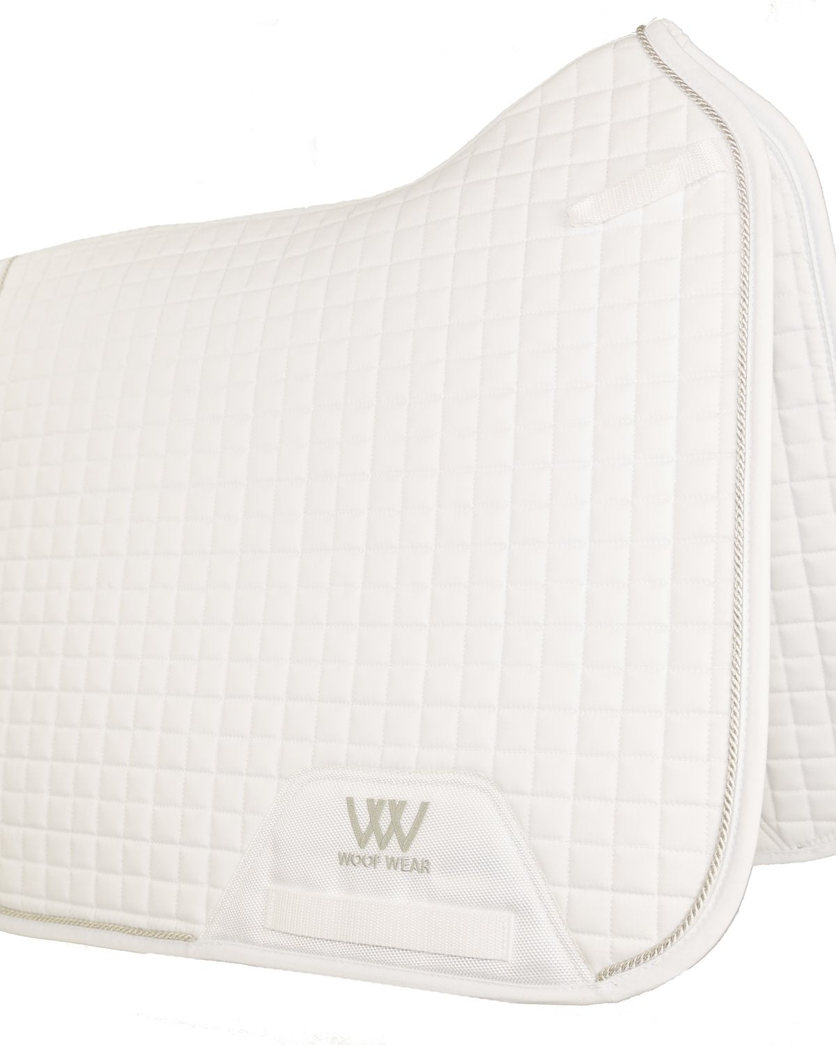 WOOF WEAR White Dressage Saddle Cloth - High Wither Horse Saddle Pad Equestrian