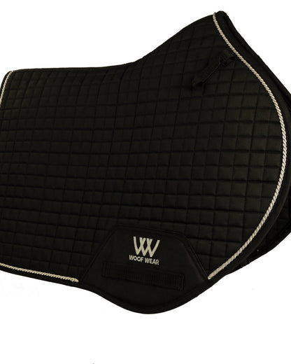 Woof Wear Close Contact Saddle Cloth Black: High Wither, Horse Riding Equipment