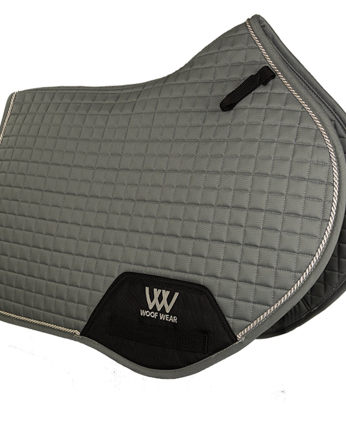 WOOF WEAR Close Contact Saddle Cloth Brushed Steel - Equestrian Saddle Pad for Horse Riding