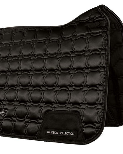 Woof Wear Vision Dressage Pad Black - Equestrian Saddle Pad for Horse Riding, Comfortable & Stylish