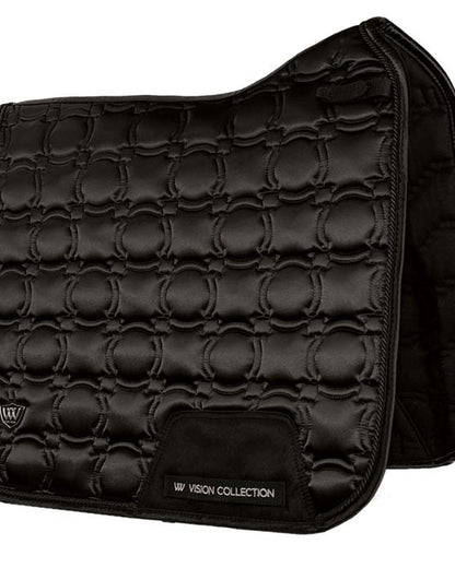 Woof Wear Vision Dressage Pad Black - Elegant Quilted Saddle Pad for Horses