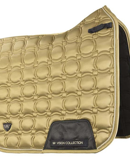 WOOF WEAR VISION Dressage Pad Champagne - Horse Saddle Pad Equestrian Riding Equipment Equiflair