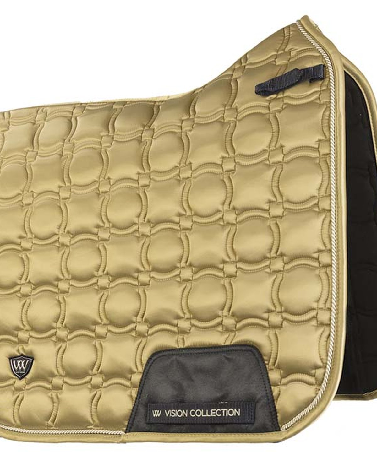 Woof Wear Vision Dressage Pad - Champagne. High Wither Design, Breathable Mesh. Premium Horse Saddle Pad. Equiflair